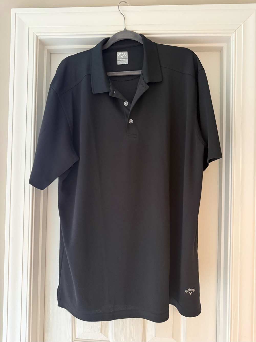 Callaway Men's Black Golf Polo with Subtle Logo